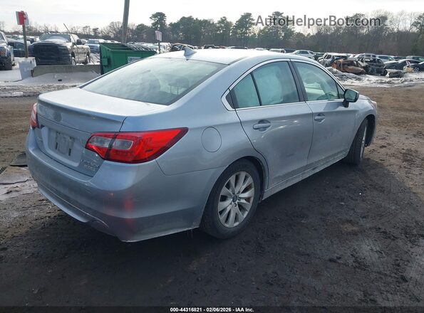 4S3BNAC66H3034468 2017 SUBARU LEGACY Серебряный Задняя правая четверть