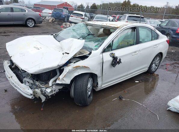 4S3BNAC6XG3062241 2016 SUBARU LEGACY Белый Передняя левая четверть