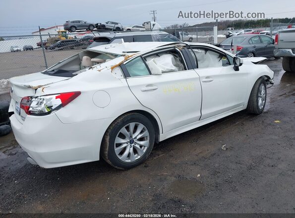 4S3BNAC6XG3062241 2016 SUBARU LEGACY Белый Задняя правая четверть