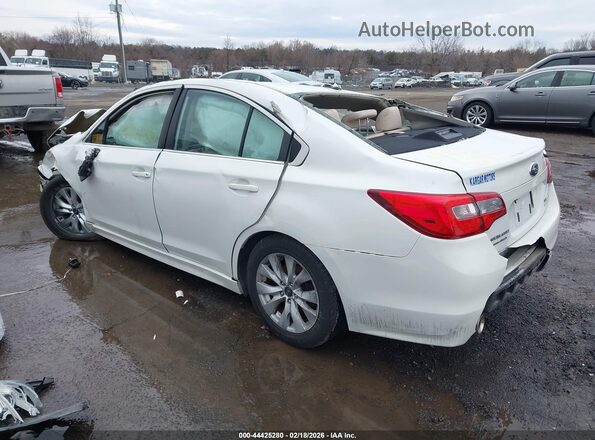 4S3BNAC6XG3062241 2016 SUBARU LEGACY Белый Задняя левая четверть