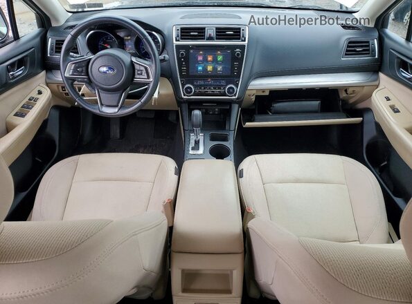 4S3BNAD65J3007895 2018 SUBARU LEGACY Бежевый Вид панели приборов