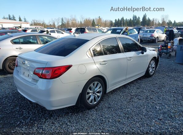 4S3BNAE64G3045416 2016 SUBARU LEGACY Белый Задняя правая четверть