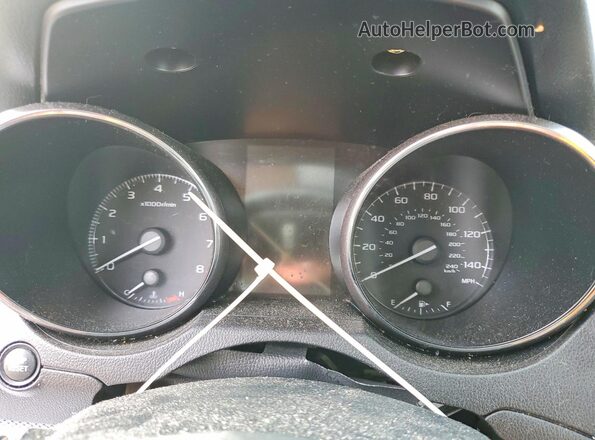 4S3BNAH6XH3011512 2016 SUBARU LEGACY Синий Вид щитка приборов