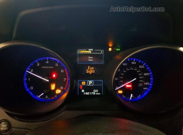 4S3BNAN62G3031238 2016 SUBARU LEGACY Серебряный Вид щитка приборов