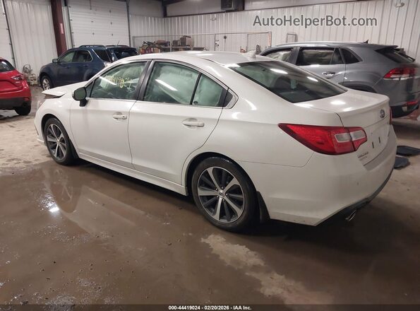 4S3BNAN67J3024826 2018 SUBARU LEGACY Белый Задняя левая четверть