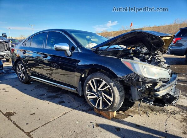 4S3BNAR60J3005187 2018 SUBARU LEGACY Черный Передняя правая четверть