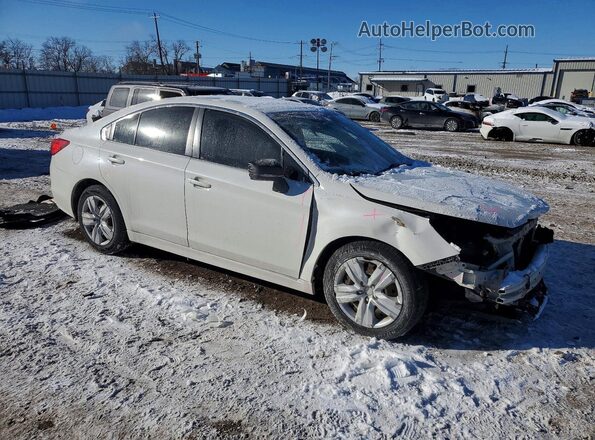 4S3BNBA62G3052229 2016 SUBARU LEGACY Белый Передняя правая четверть