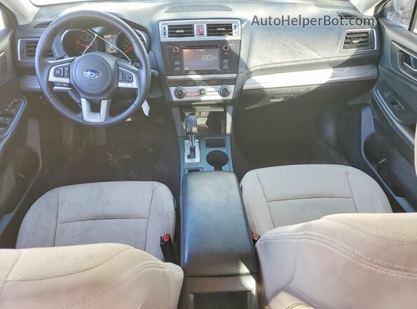 4S3BNBA62G3052229 2016 SUBARU LEGACY Белый Вид панели приборов