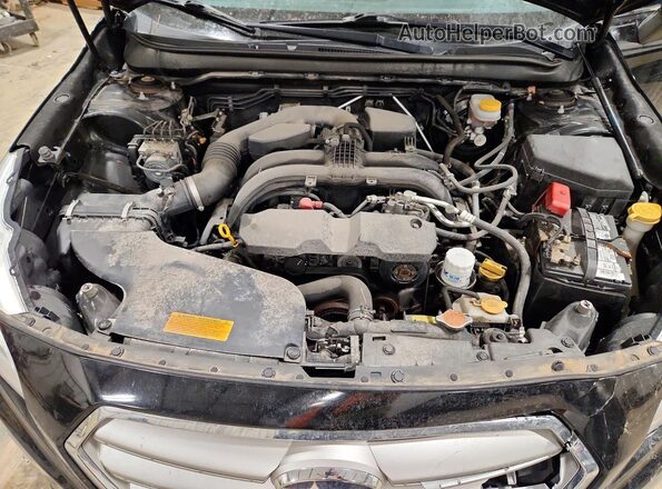 4S3BNBC66G3056605 2016 SUBARU LEGACY Черный Вид задней части салона