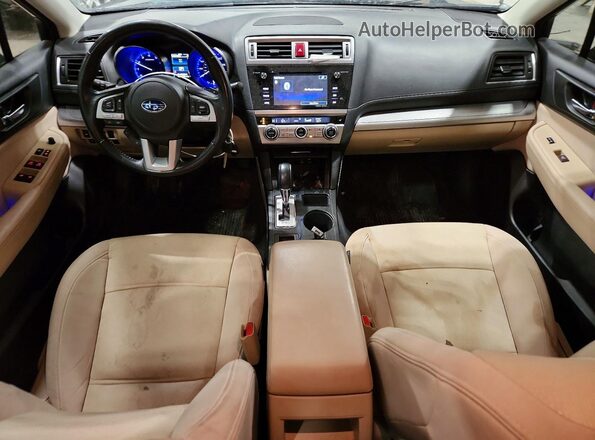 4S3BNBC66G3056605 2016 SUBARU LEGACY Черный Вид панели приборов