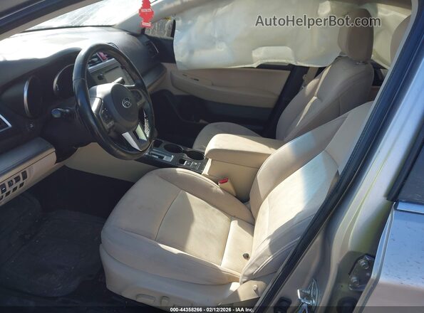 4S3BNBD6XG3041958 2016 SUBARU LEGACY Gray Вид салону спереду