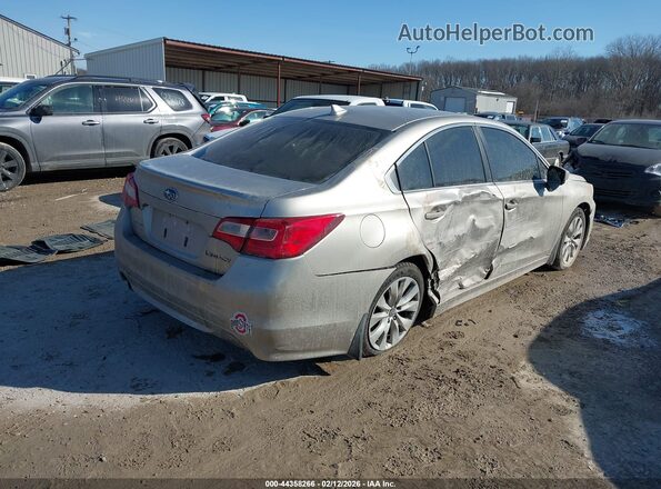 4S3BNBD6XG3041958 2016 SUBARU LEGACY Gray Задня права чверть