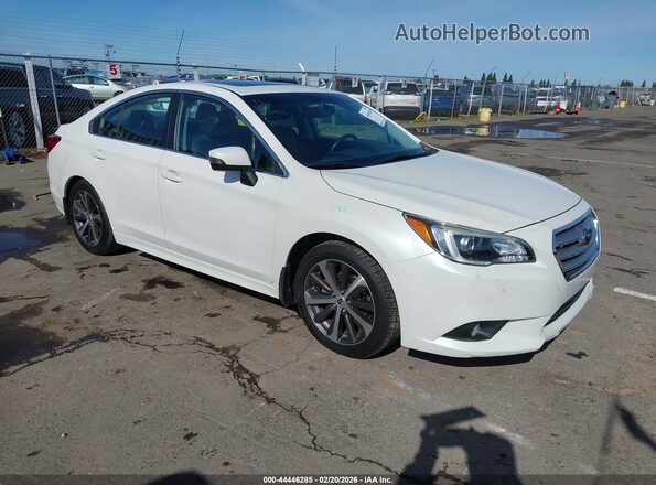 4S3BNBL65G3010795 2016 SUBARU LEGACY White Przód prawy