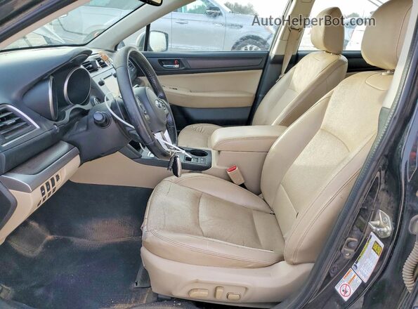4S3BNBN64G3033000 2016 SUBARU LEGACY Черный Вид салона спереди