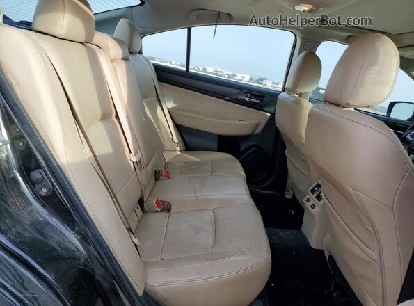 4S3BNBN64G3033000 2016 SUBARU LEGACY Черный Вид задних сидений