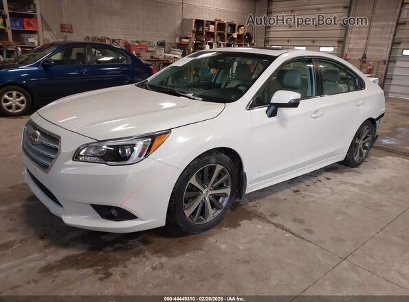 4S3BNBN67G3034299 2016 SUBARU LEGACY Белый Передняя левая четверть