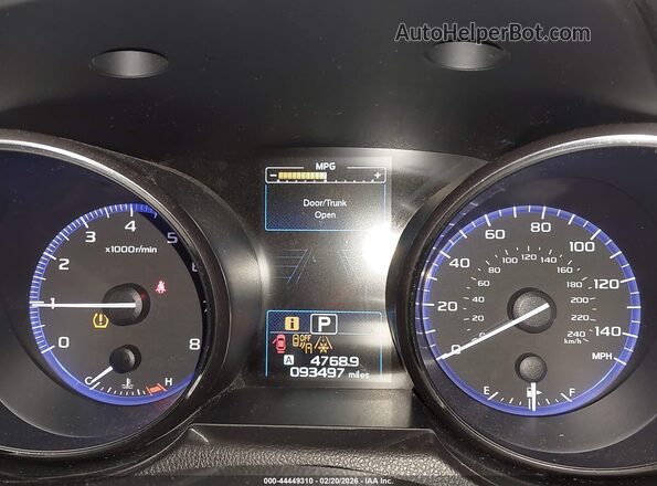 4S3BNBN67G3034299 2016 SUBARU LEGACY Белый Вид задних сидений
