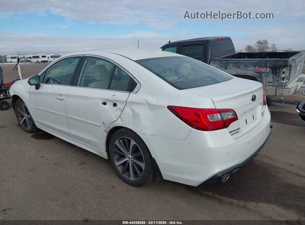 4S3BNEN60J3010354 2018 SUBARU LEGACY Белый Задняя левая четверть