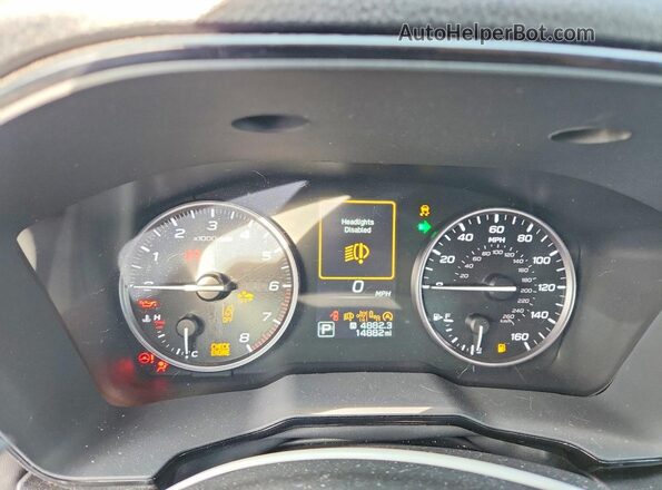4S3BWAD62S3019307 2025 SUBARU LEGACY Серый Вид щитка приборов