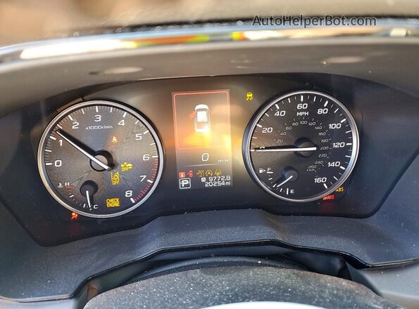 4S3BWAD65R3006237 2024 SUBARU LEGACY Синий Вид щитка приборов