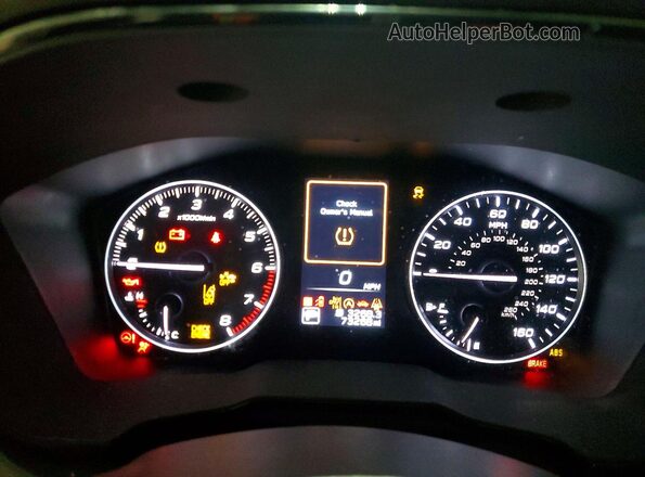 4S3BWAF63R3025334 2024 SUBARU LEGACY Угольный Вид щитка приборов
