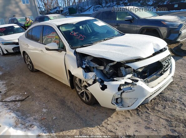 4S3BWAF65P3011352 2023 SUBARU LEGACY Белый Передняя правая четверть