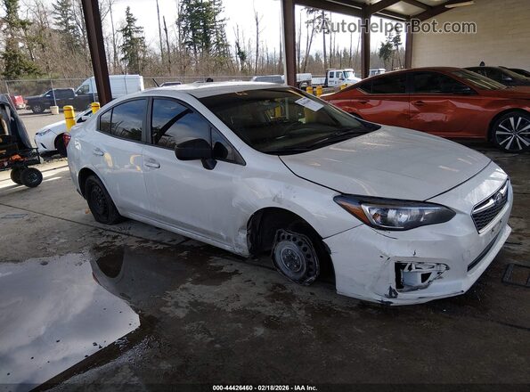 4S3GKAA67J3618787 2018 SUBARU IMPREZA Белый Передняя правая четверть