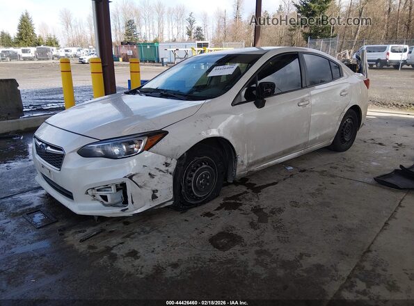 4S3GKAA67J3618787 2018 SUBARU IMPREZA Белый Передняя левая четверть