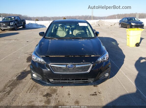 4S3GKAB60H3624116 2017 SUBARU IMPREZA Black Вид щитка приладів