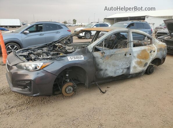 4S3GKAB69K3608908 2019 SUBARU IMPREZA Gray Przód lewy