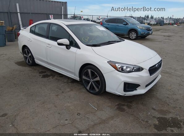 4S3GKAM62J3600130 2018 SUBARU IMPREZA Белый Передняя правая четверть