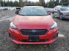 2019 Subaru Impreza Sport Красный vin: 4S3GKAM6XK3617646