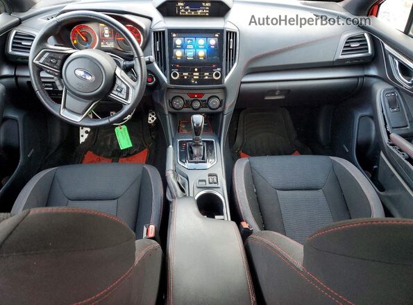 4S3GKAM6XK3617646 2019 SUBARU IMPREZA Красный Вид панели приборов
