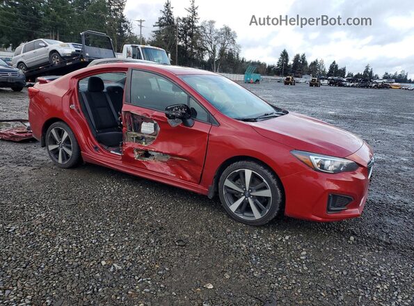 4S3GKAM6XK3617646 2019 SUBARU IMPREZA Красный Передняя правая четверть