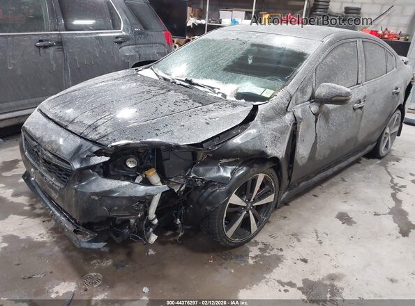 4S3GKAM6XK3627156 2019 SUBARU IMPREZA Черный Передняя левая четверть