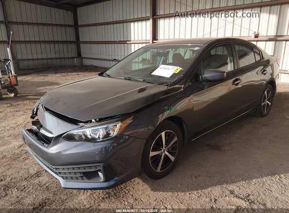 4S3GKAV68P3606148 2023 SUBARU IMPREZA Серый Передняя левая четверть