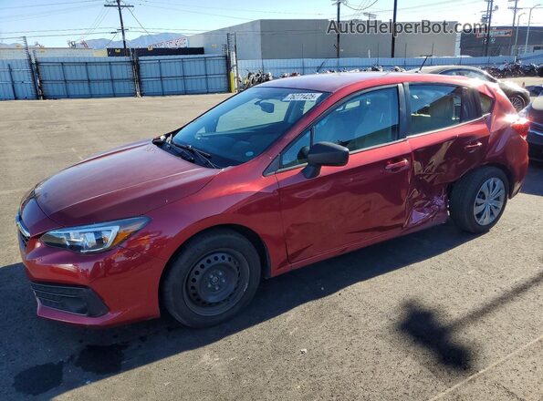 4S3GTAB62P3702147 2023 SUBARU IMPREZA Красный Передняя левая четверть
