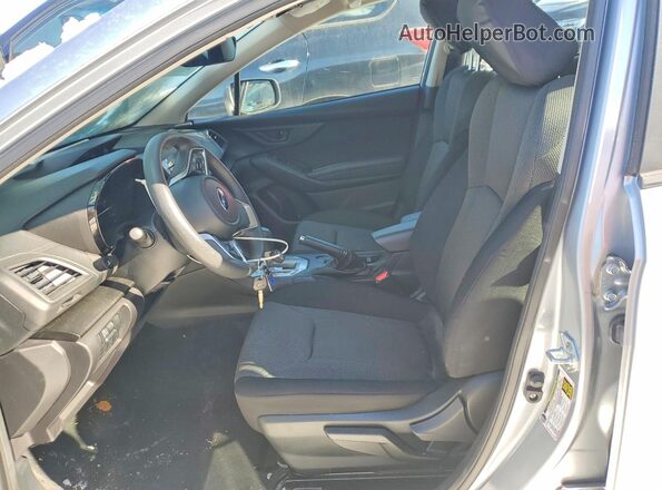 4S3GTAB66M3707590 2021 SUBARU IMPREZA Серебряный Вид салона спереди