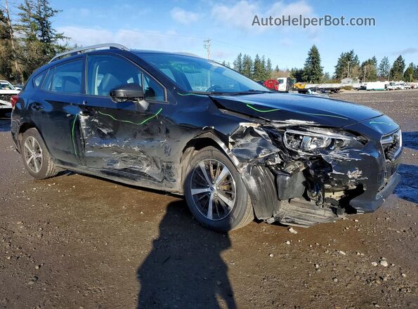 4S3GTAC62K3743174 2019 SUBARU IMPREZA Черный Передняя правая четверть