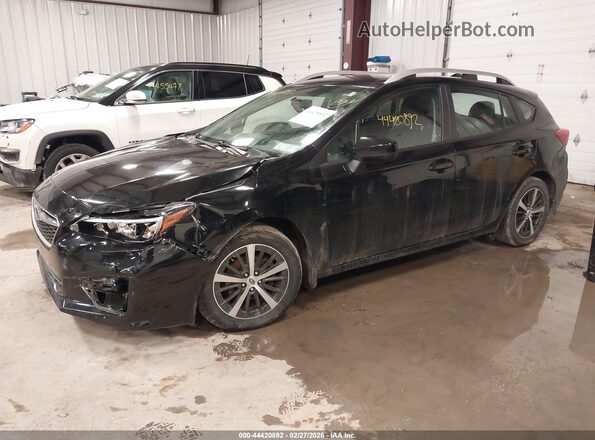 4S3GTAC62K3756233 2019 SUBARU IMPREZA Black Przód lewy