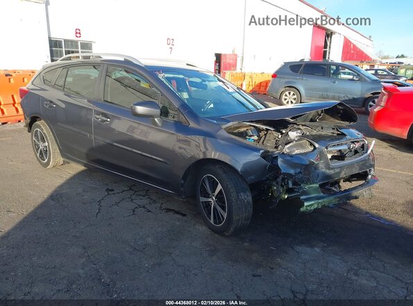 4S3GTAC68K3754485 2019 SUBARU IMPREZA Gray Delantero derecho
