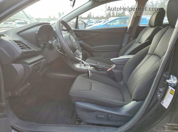 4S3GTAD63N3702751 2022 SUBARU IMPREZA Черный Вид салона спереди