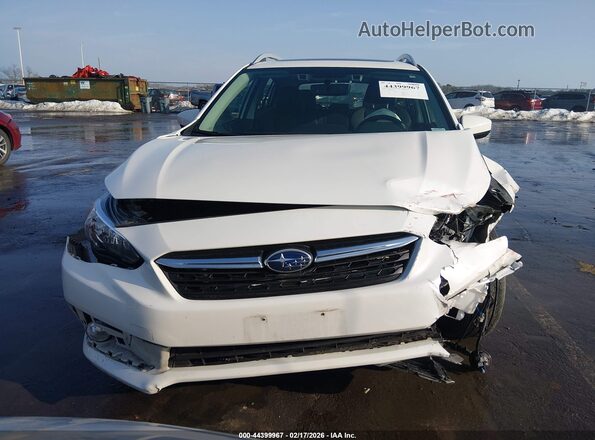4S3GTAD69P3722425 2023 SUBARU IMPREZA Белый Вид щитка приборов