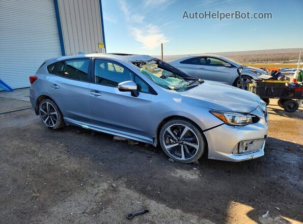 4S3GTAM60N3716249 2022 SUBARU IMPREZA Серебряный Передняя правая четверть