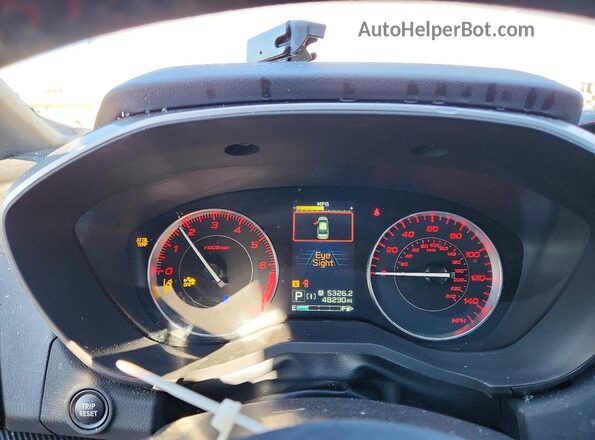4S3GTAM60N3716249 2022 SUBARU IMPREZA Серебряный Вид щитка приборов