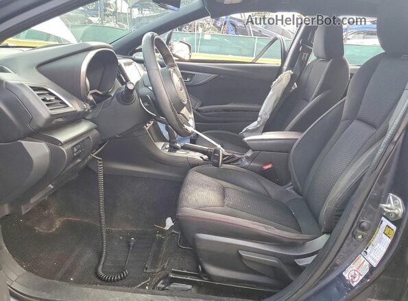 4S3GTAM65H3732063 2017 SUBARU IMPREZA Gray Вид салону спереду