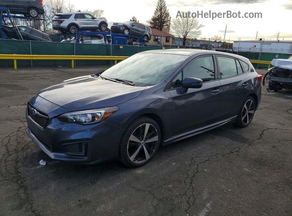 4S3GTAM65H3732063 2017 SUBARU IMPREZA Gray Передня ліва чверть