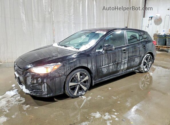 4S3GTAM66K3749669 2019 SUBARU IMPREZA Black Front left
