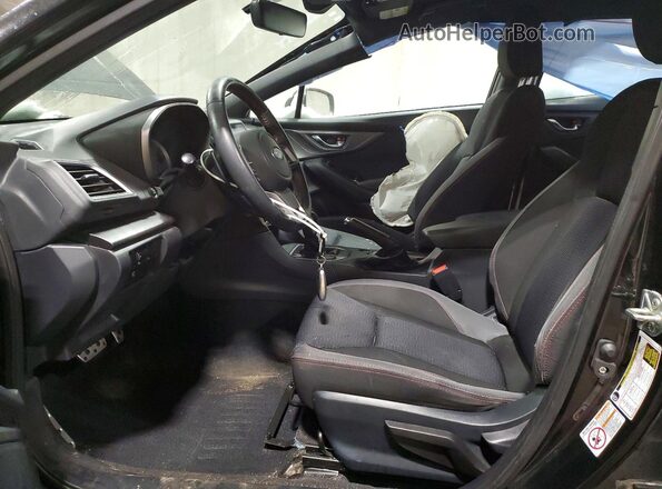 4S3GTAM66K3749669 2019 SUBARU IMPREZA Black Front interior view