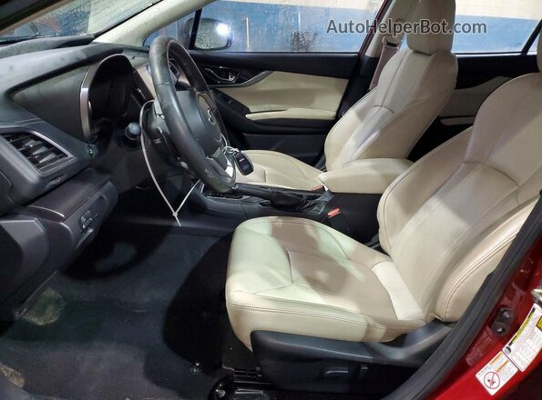4S3GTAT66H3722403 2017 SUBARU IMPREZA Красный Вид салона спереди